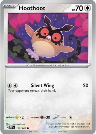 Hoothoot 126  SV05 Temporal Forces - Common
