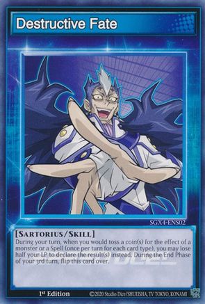 Destructive Fate (SGX4-ENS02) - Speed Duel GX: Midterm Destruction 1st Edition
