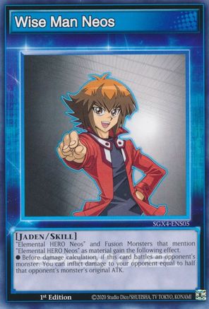 Wise Man Neos (SGX4-ENS05) - Speed Duel GX: Midterm Destruction 1st Edition