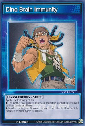 Dino Brain Immunity (SGX4-ENS07) - Speed Duel GX: Midterm Destruction 1st Edition