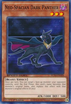 Neo-Spacian Dark Panther (SGX4-ENA08) - Speed Duel GX: Midterm Destruction 1st Edition