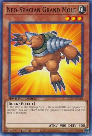 Neo-Spacian Grand Mole (SGX4-ENA10) - Speed Duel GX: Midterm Destruction 1st Edition