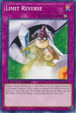 Limit Reverse (SGX4-ENA20) - Speed Duel GX: Midterm Destruction 1st Edition