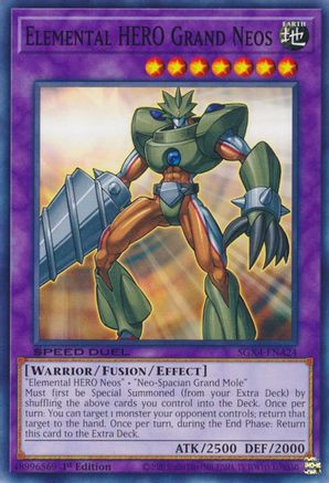 Elemental HERO Grand Neos (SGX4-ENA24) - Speed Duel GX: Midterm Destruction 1st Edition