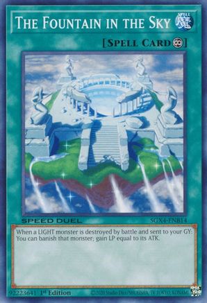 The Fountain in the Sky (SGX4-ENB14) - Speed Duel GX: Midterm Destruction 1st Edition