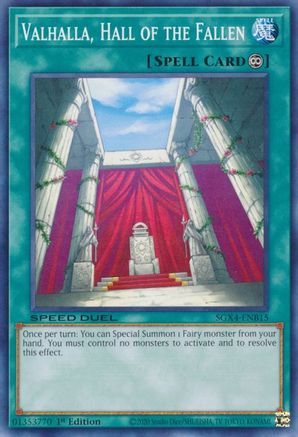 Valhalla, Hall of the Fallen (SGX4-ENB15) - Speed Duel GX: Midterm Destruction 1st Edition