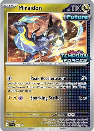 Miraidon (Prerelease) 092  - Holofoil SV Scarlet & Violet Promo Cards - Promo