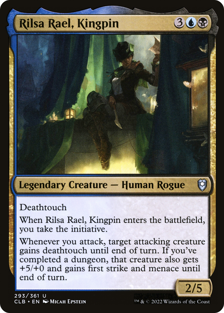 Rilsa Rael, Kingpin (CLB-293) - Commander Legends: Battle for Baldur's Gate Foil