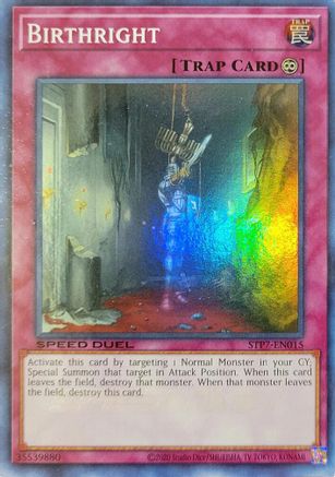 Birthright (STP7-EN015) - Speed Duel: Tournament Pack 7 Unlimited