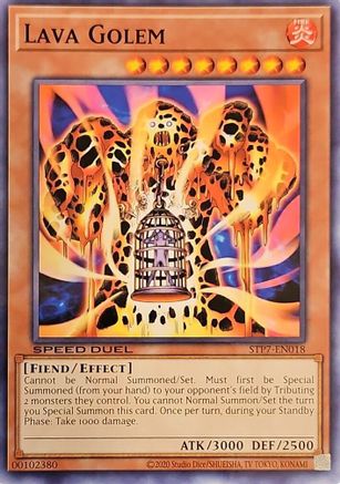 Lava Golem (STP7-EN018) - Speed Duel: Tournament Pack 7 Unlimited