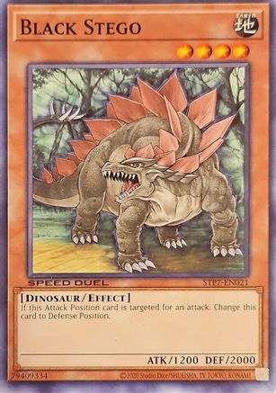 Black Stego (STP7-EN021) - Speed Duel: Tournament Pack 7 Unlimited