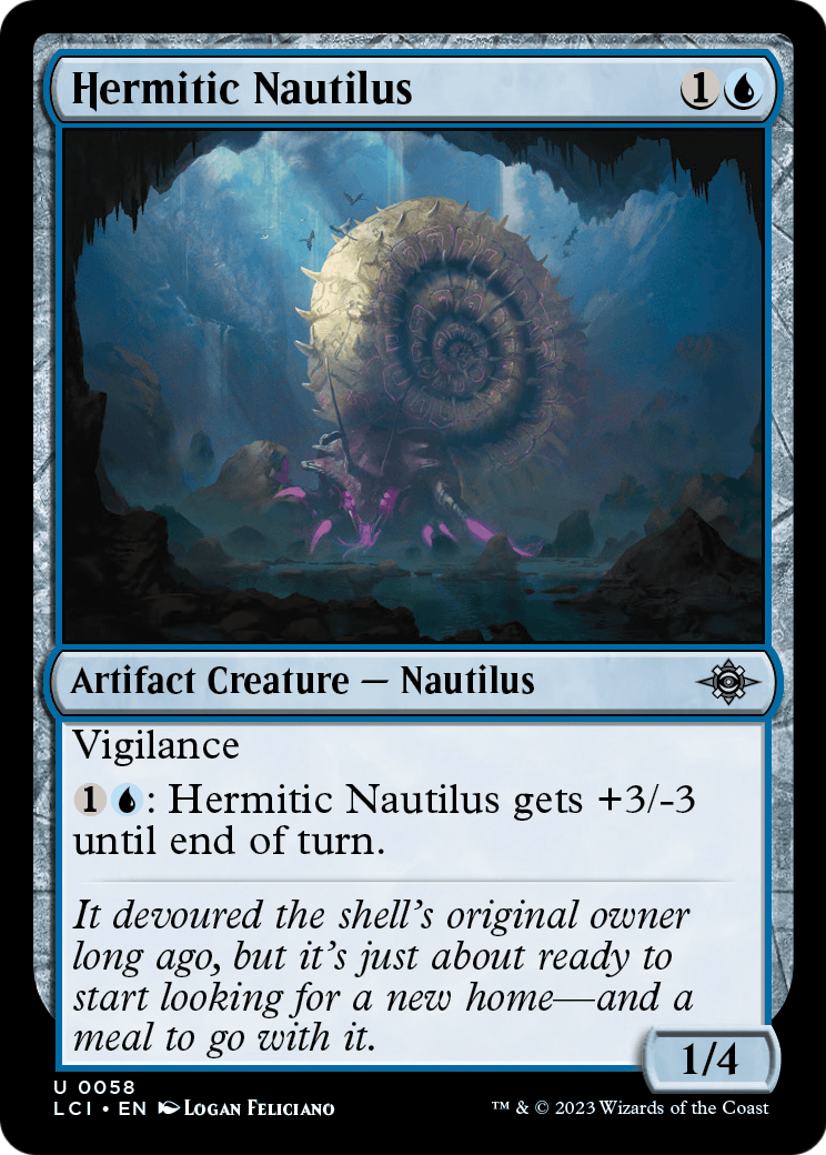 Hermitic Nautilus (LCI-058) - The Lost Caverns of Ixalan