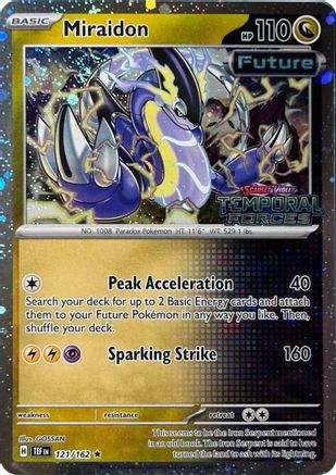 Miraidon (Cosmos Holo)  121/162  - Holofoil Miscellaneous Cards & Products - Promo