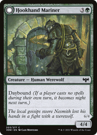 Hookhand Mariner (VOW-203) - Innistrad: Crimson Vow: (Double Faced Transform) Foil