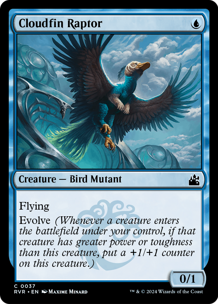 Cloudfin Raptor (RVR-037) - Ravnica Remastered