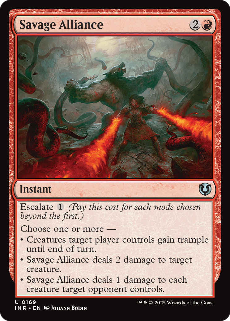 Savage Alliance (INR-169) - Innistrad Remastered Foil