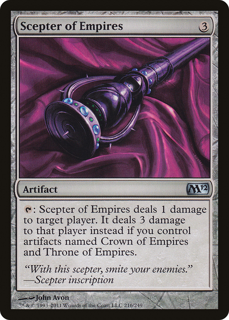 Scepter of Empires (M12-216) - Magic 2012 Foil