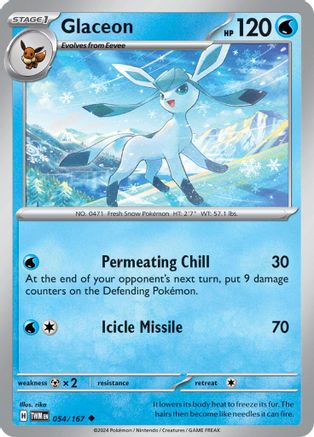 Glaceon 054  SV06 Twilight Masquerade - Uncommon