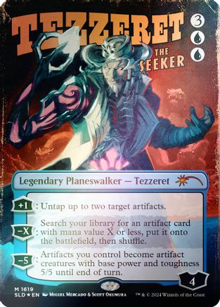 Tezzeret the Seeker (1619) (Rainbow Foil) (SLD-1619) - Secret Lair Drop Series Foil