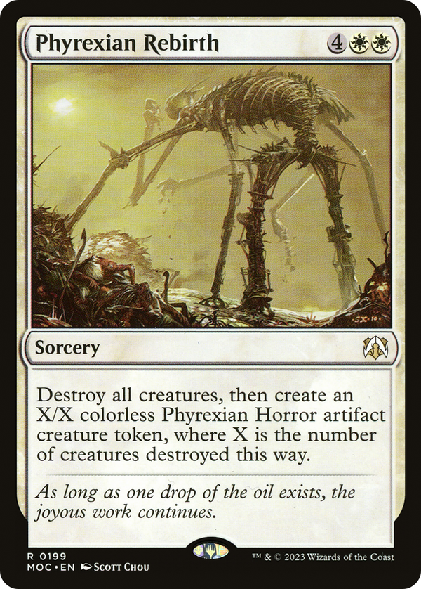 Phyrexian Rebirth (MOC-199) - March of the Machine Commander