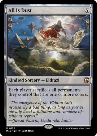 All Is Dust (Ripple Foil) (M3C-152) - Modern Horizons 3 Commander Foil