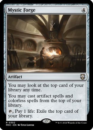Mystic Forge (Ripple Foil) (M3C-302) - Modern Horizons 3 Commander Foil