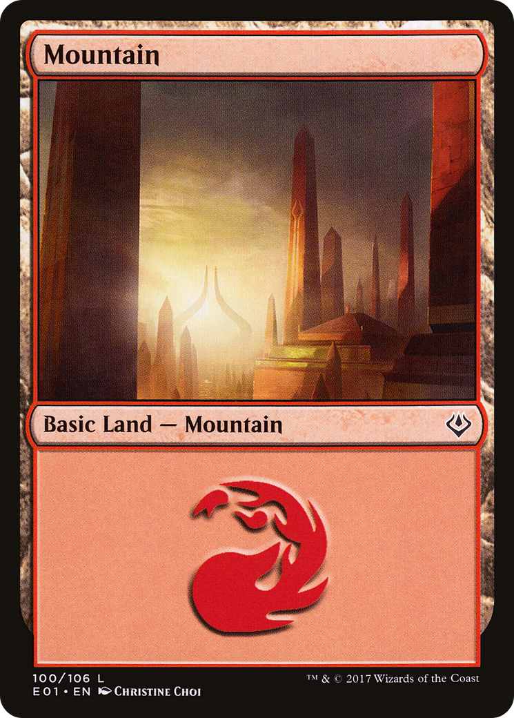 Mountain (100) (AC2-100) - Archenemy: Nicol Bolas