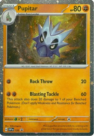 Pupitar 120  - Holofoil SV Scarlet & Violet Promo Cards - Promo