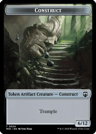 Construct // Myr Double-Sided Token (M3C-24 // 25) - Modern Horizons 3 Commander