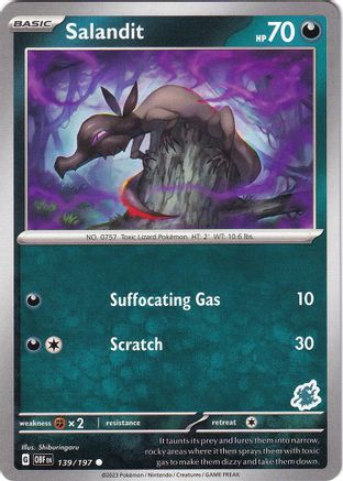 Salandit - Darkrai Deck  Battle Academy 2024 - Common