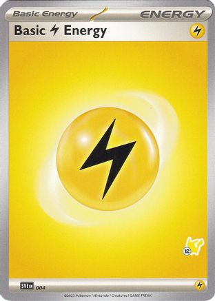 Basic Lightning Energy - Pikachu 12  Battle Academy 2024 - Common