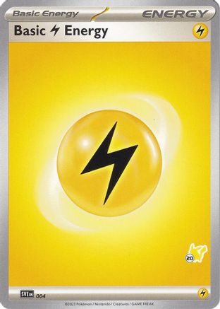 Basic Lightning Energy - Pikachu 20  Battle Academy 2024 - Common