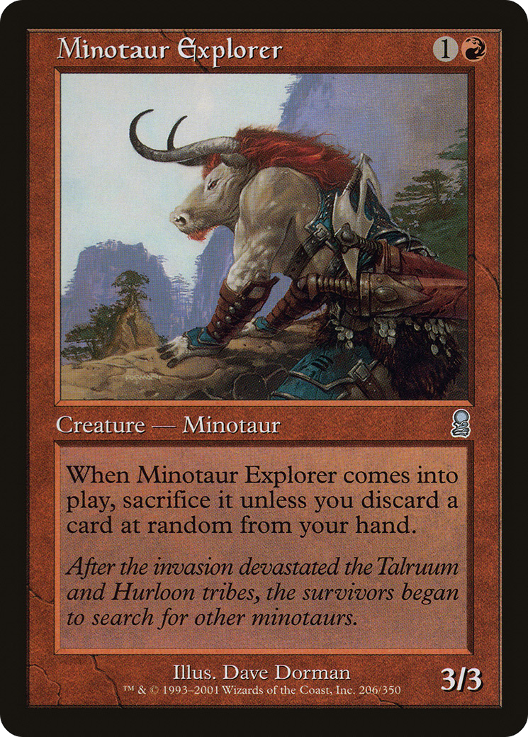 Minotaur Explorer (ODY-206) - Odyssey Foil