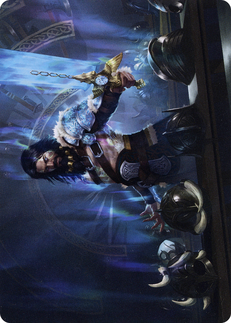 Halvar, God of Battle // Halvar, God of Battle (ASKHM-002) - Art Series: Kaldheim (Borderless) Foil