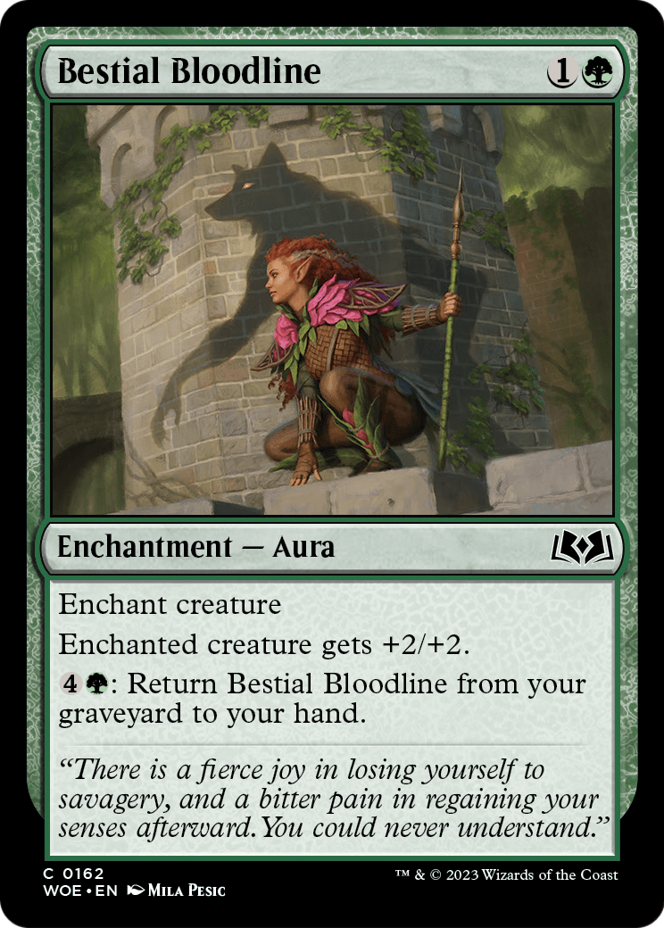 Bestial Bloodline (WOE-162) - Wilds of Eldraine Foil