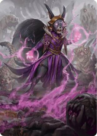 Liliana of the Dark Realms Art Card (ASBLB-051) - Art Series: Bloomburrow