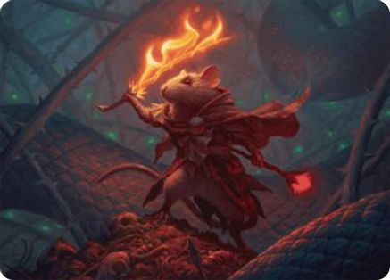 Emberheart Challenger Art Card (ASBLB-019) - Art Series: Bloomburrow