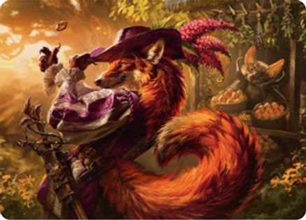 Mr. Foxglove Art Card (ASBLB-031) - Art Series: Bloomburrow