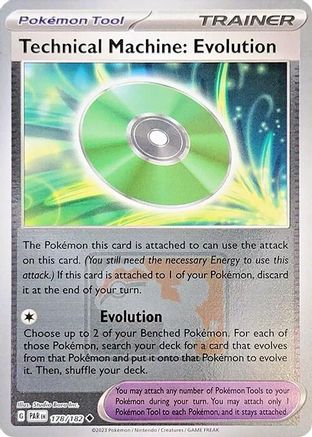 Technical Machine: Evolution (League Promo) 178/182  - Reverse Holofoil League & Championship Cards - Uncommon