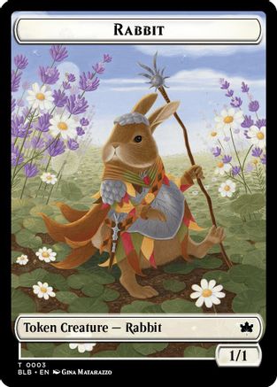 Rabbit // Treasure Double-Sided Token (BLB-3 // 29) - Bloomburrow