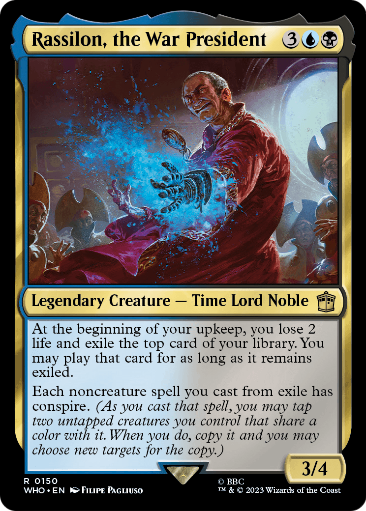 Rassilon, the War President (WHO-150) - Doctor Who Foil