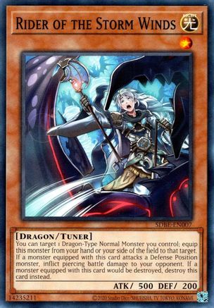 Rider of the Storm Winds (SDBE-EN007) - Structure Deck: Saga of Blue Eyes White Dragon (2020 Date Reprint) 1st Edition