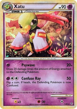 Xatu (Cracked Ice Holo) 011/95  - Holofoil Blister Exclusives - Holo Rare