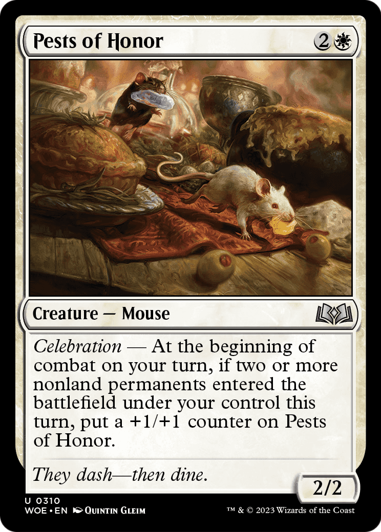 Pests of Honor (WOE-310) - Wilds of Eldraine Foil