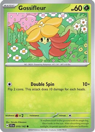 Gossifleur 010  - Reverse Holofoil SV07 Stellar Crown - Common