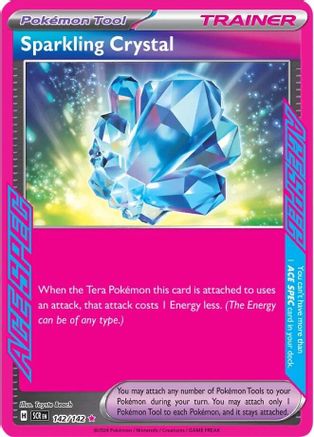 Sparkling Crystal 142  - Holofoil SV07 Stellar Crown - ACE SPEC Rare