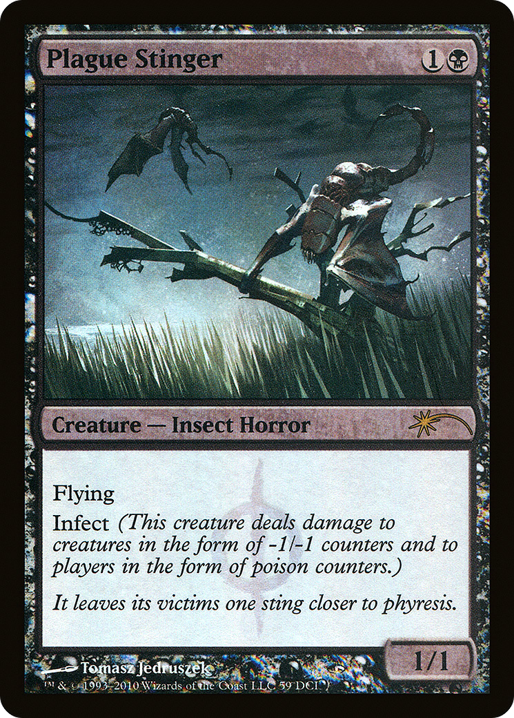 Plague Stinger (WPN-059) - DCI Promos Foil