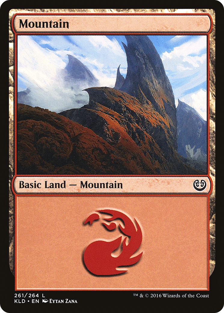 Mountain (261) (KLD-261) - Kaladesh Foil