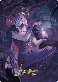 Necropotence // Necropotence (AWOE-080) - Wilds of Eldraine Art Series (Borderless)