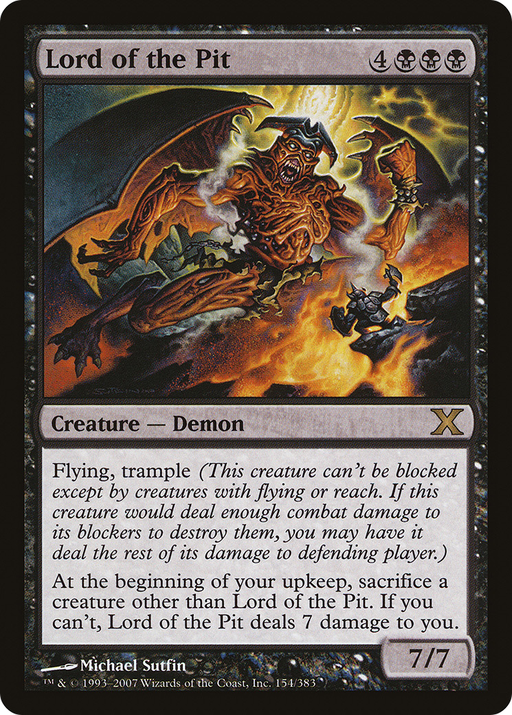 Lord of the Pit (10E-154) - Tenth Edition